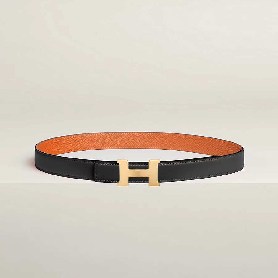 Mini Constance belt buckle & Reversible leather strap 24 mm - Image 1